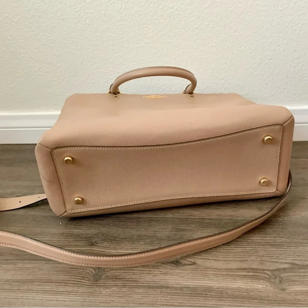 Coach Handbag Lily Carriall Cross Gray Shoulder Bag